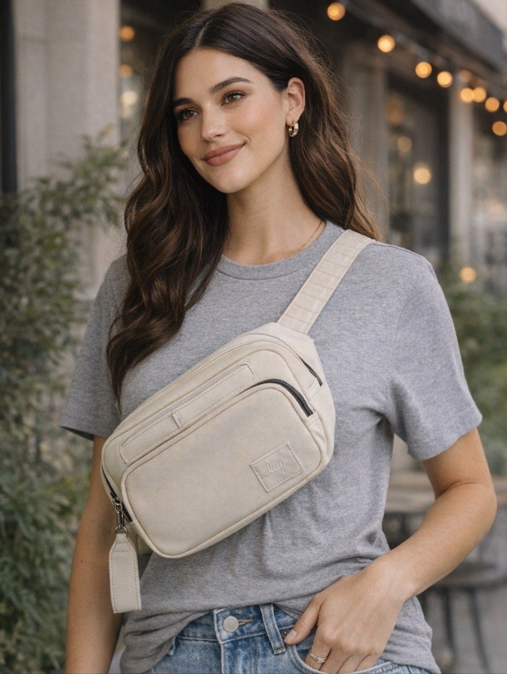 Lug Hitch Matte Luxe VL Belt Bag Pebble Travel Organizer Lightweight